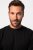 JP1880 827128 T-shirt a maniche lunghe con vestibilità pancia Nero - Magliette - Magliette Uomo Taglie Forti