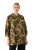 Ulla Popken 827217 Camicetta a maniche corte con stampa savana Nero - Camicie - Camicie per Taglie Forti