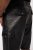 JP1880 Leather Shorts Cargo Pockets Lamb Nappa Leather Black - Shorts - Pantaloncini Uomo Taglie Forti