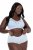 Ulla Popken 827465 Slip hipster con pizzo confezione da 3 Blu - Slip - 