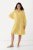 Ulla Popken 827653 Abito a righe Giallo - Vestiti midi - Abiti midi taglie comode