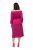 Ulla Popken 827740 Abito in jersey con maniche a 3/4 Rosa - Vestiti midi - Abiti midi taglie comode