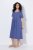 Ulla Popken 827920 Abito in jersey a maniche corte Blu - Abiti in jersey - 