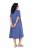 Ulla Popken 827920 Abito in jersey a maniche corte Blu - Abiti in jersey - 