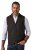 JP1880 828736 Gilet in tweed con dorso in maglia Marrone scuro - Abiti - Abiti da Uomo Taglie Forti