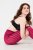 Ulla Popken 828982 Collant senza piede a quadri Rosso bacca - Collant & calzini - 