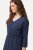 Ulla Popken 829143 Abito chemisier Blu scuro - Abiti chemisier - 