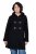 Ulla Popken 829347 Montgomery Nero - Cappotti - Cappotti taglie forti da donna