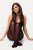 Ulla Popken 829359 Collant 40 den Bordeaux - Collant & calzini - 