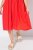 Ulla Popken 829837 Abito in misto lino a maniche corte Rosso - Abiti estivi - Abiti estivi taglie forti