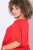 Ulla Popken 829837 Abito in misto lino a maniche corte Rosso - Abiti estivi - Abiti estivi taglie forti