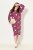Ulla Popken 830151 Abito a fiori Rosa - Vestiti maxi - Abiti maxi taglie forti