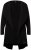 Ulla Popken 830749 Blazer aperto plissettato con revers ampi Nero - Blazer - Blazer Taglie Forti da Donna