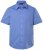 Men+ 756 Camicia business manica corta con collo classico Azzurro - Camicie - Camicie Taglie Forti Uomo
