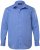 Men+ 757 Camicia business manica lunga con collo aperto Azzurro - Camicie - Camicie Taglie Forti Uomo