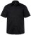 Men+ 758 Camicia business manica corta con collo aperto Nero - Camicie - Camicie Taglie Forti Uomo