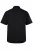 Men+ 758 Camicia business manica corta con collo aperto Nero - Camicie - Camicie Taglie Forti Uomo