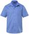 Men+ 758 Camicia business manica corta con collo aperto Azzurro - Camicie - Camicie Taglie Forti Uomo