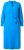 Ulla Popken 831004 Abito midi a maniche lunghe con scollo a V Blu reale - Vestiti midi - Abiti midi taglie comode