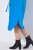 Ulla Popken 831004 Abito midi a maniche lunghe con scollo a V Blu reale - Vestiti midi - Abiti midi taglie comode