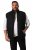 Men+ 578 Gilet trapuntato con collo alto Nero - Giubbotti - Giubbotti Uomo Taglie Forti