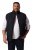 Men+ 578 Gilet trapuntato con collo alto Blu scuro - Giubbotti - Giubbotti Uomo Taglie Forti