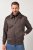 JP1880 Bomber Jacket Faux Leather Dark Brown - Giubbotti - Giubbotti Uomo Taglie Forti