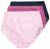 Ulla Popken 831866 Slip a vita alta con pizzo confezione da 3 Blu scuro - Slip - 