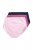 Ulla Popken 831866 Slip a vita alta con pizzo confezione da 3 Blu scuro - Slip - 