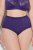 Ulla Popken 831866 Slip a vita alta con pizzo confezione da 3 Blu reale - Slip - 