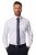 JP1880 831906 Cravatta in seta a righe extra lunga Blu notte - Cravatte e papillon - 