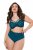 Ulla Popken 832864 Perizoma con pizzo Petrolio - Slip - 
