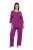 Ulla Popken 833660 Pigiama Viola - Pigiami/Loungewear - 
