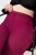 Ulla Popken 833718 Collant senza piede con pizzo Rosso bacca - Collant & calzini - 