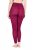 Ulla Popken 833718 Collant senza piede con pizzo Rosso bacca - Collant & calzini - 