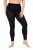 Ulla Popken 833806 Collant senza piede 200 den Nero - Collant & calzini - 