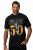JP1880 AC/DC Graphic Band T-Shirt Black - Magliette - Magliette Uomo Taglie Forti