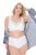 Ulla Popken 834307 Slip modellante con pizzo Bianco panna - Intimo modellante - 