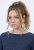 Ulla Popken 834371 Abito in felpa a righe Blu scuro - Abiti in felpa - 