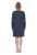 Ulla Popken 834371 Abito in felpa a righe Blu scuro - Abiti in felpa - 