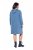 Ulla Popken 834536 Abito in felpa con cappuccio Blu denim - Abiti in felpa - 