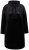 Ulla Popken 834550 Abito a maniche lunghe con cappuccio Nero - Abiti in felpa - 