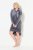 Ulla Popken 834550 Abito a maniche lunghe con cappuccio Antracite - Abiti in felpa - 
