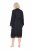 Ulla Popken 834837 Accappatoio kimono con pizzo Nero - Vestaglie & accappatoi - 