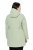 Ulla Popken 835132 Giacca tecnica HYPRAR ad A con cappuccio staccabile Verde salvia chiaro - Giacche - Giacche taglie forti da donna