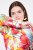 Ulla Popken 835230 Blazer a fiori in cotone Rosso - Blazer - Blazer Taglie Forti da Donna