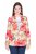 Ulla Popken 835230 Blazer a fiori in cotone Rosso - Blazer - Blazer Taglie Forti da Donna