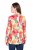 Ulla Popken 835230 Blazer a fiori in cotone Rosso - Blazer - Blazer Taglie Forti da Donna