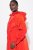 Ulla Popken 835277 Cappotto lungo idrorepellente con cappuccio Rosso - Cappotti - Cappotti taglie forti da donna