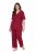Ulla Popken 835397 Pigiama a maniche corte con collo a camicia Lilla - Pigiami/Loungewear - 